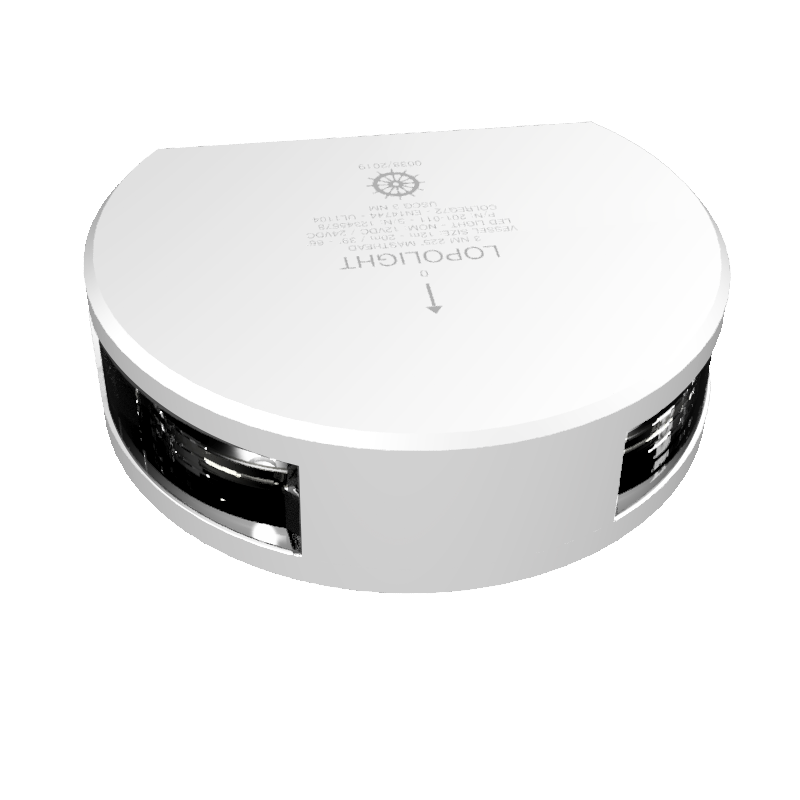 5nm 225° White, masthead, white ceramic coated